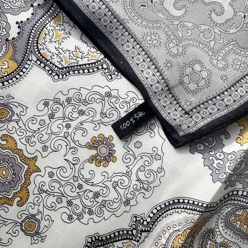 Silk Scarf - Women's Spring New Arrival - Professional Printed 70% Silk Square Scarf