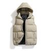 Quality cotton vest men's autumn and winter trend thickened warm vest green middle-aged large size outer wear vest jacket