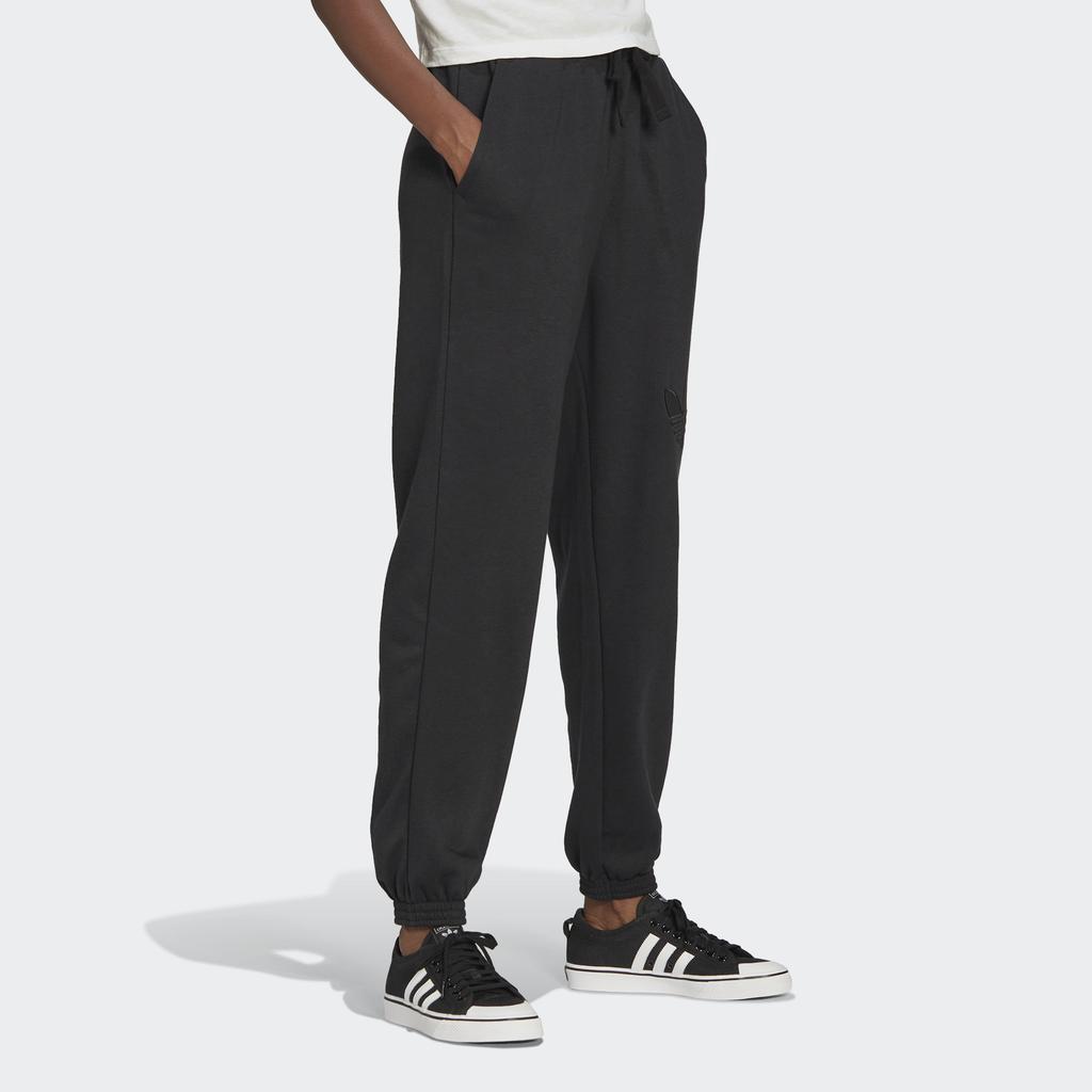 Women's Adidas Originals Cuffed Knitted Sweatpants Women's Black