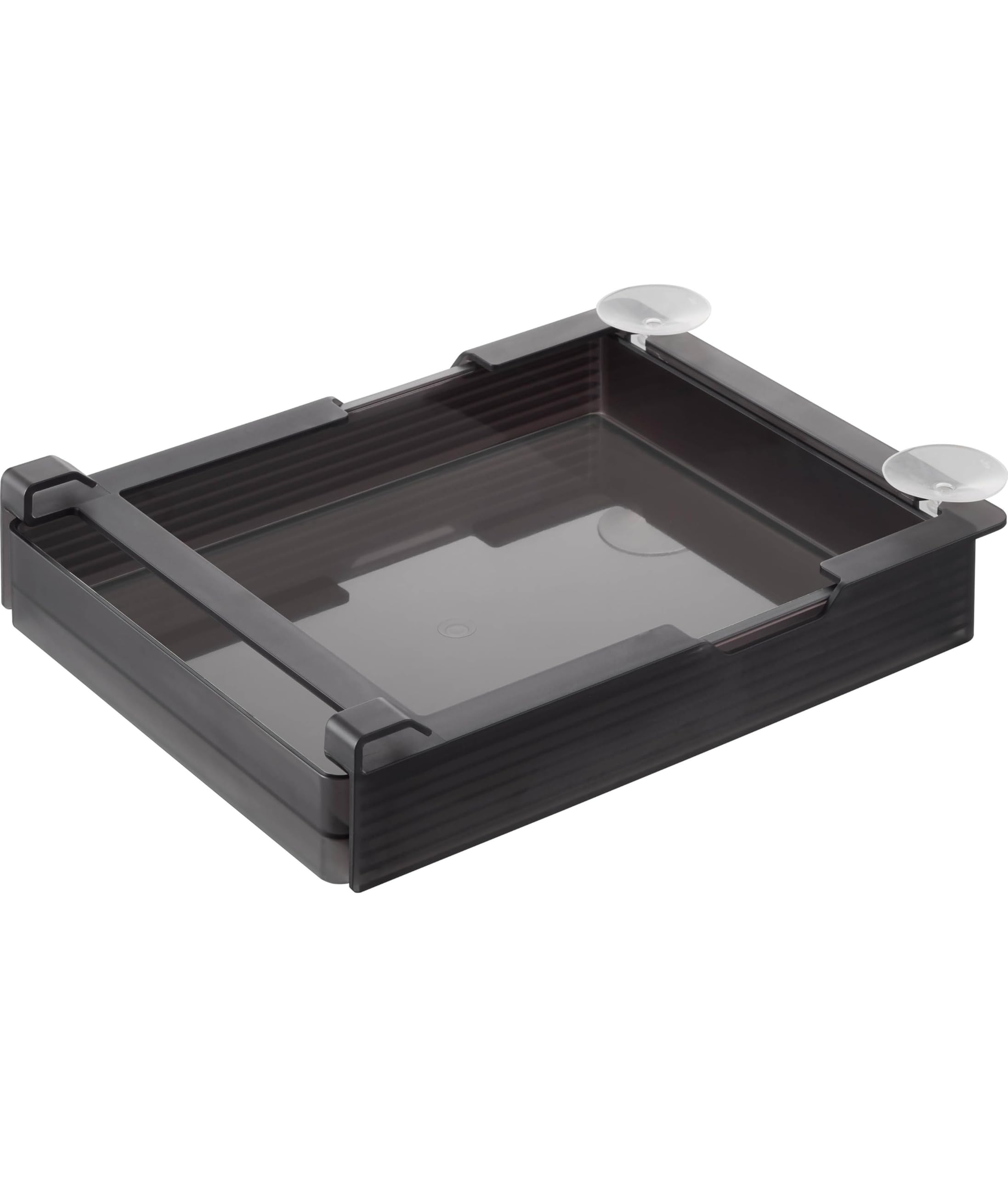 

Yamazaki Tower Регулируемая по высоте x x Совместимая со скользящим холодильником 10111 Подвесная полка, Большая, Черная, Ш26,5 Г34,4 В6,5см, чёрный