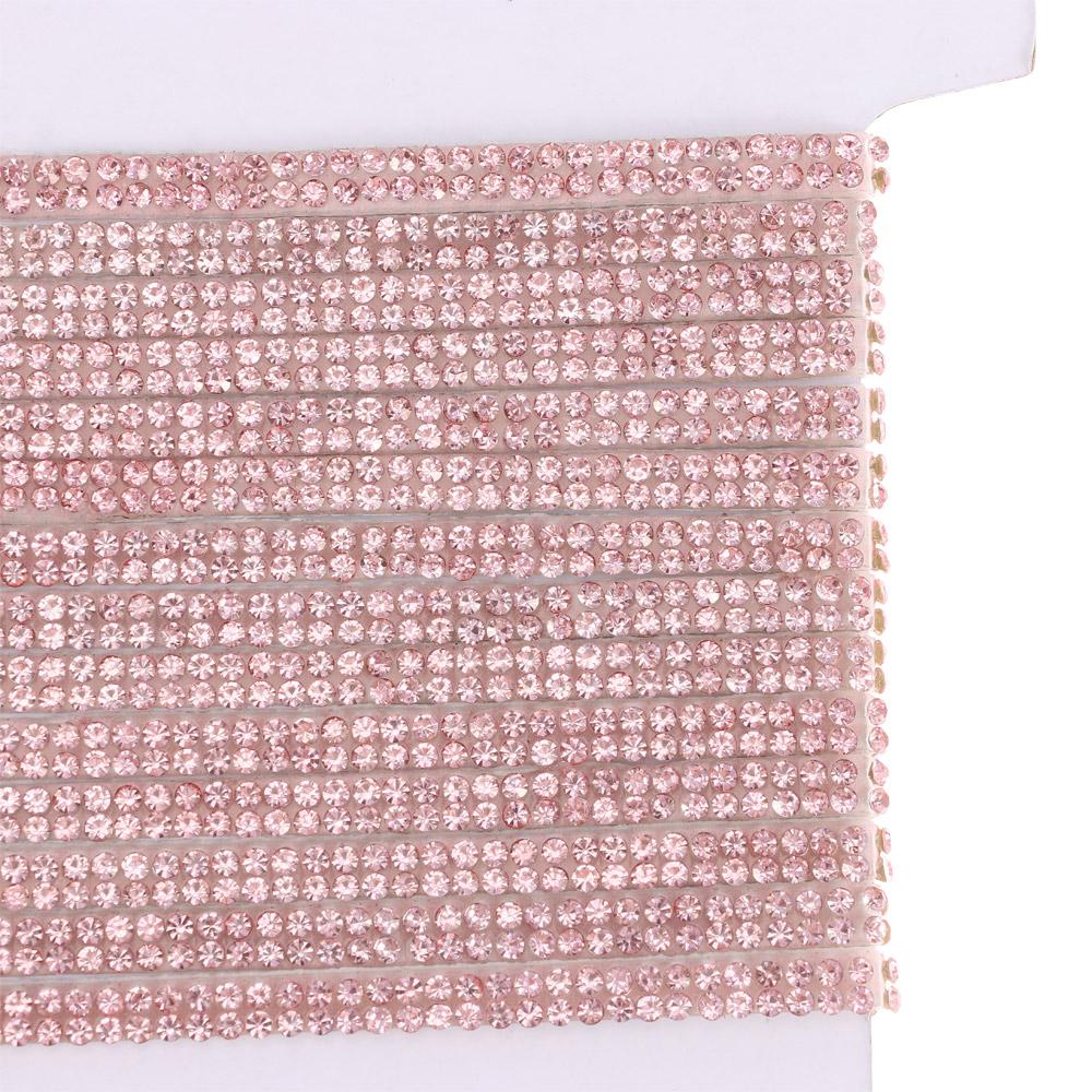 16.4ft White Bling Car Trim 5mm/0.2inch Self-Adhesive Trim  for Dashboard Door