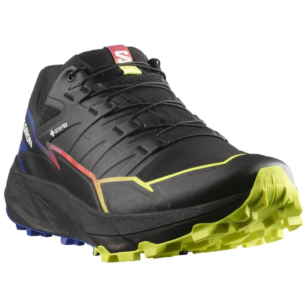 SALOMON Thundercross GORE-TEX Black Surf The Web Unisex Sneakers Safety-Yellow L47551400
