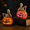 Glowing Design Ghost Festival Decoration Creative LED Pumpkin Skull Light  Haunted House