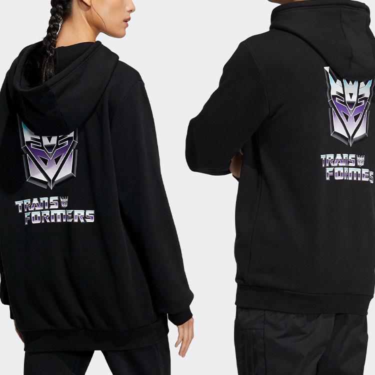 Adidas X Transformers Cartoon Print Hoodie Men Hoodie Black HN4180