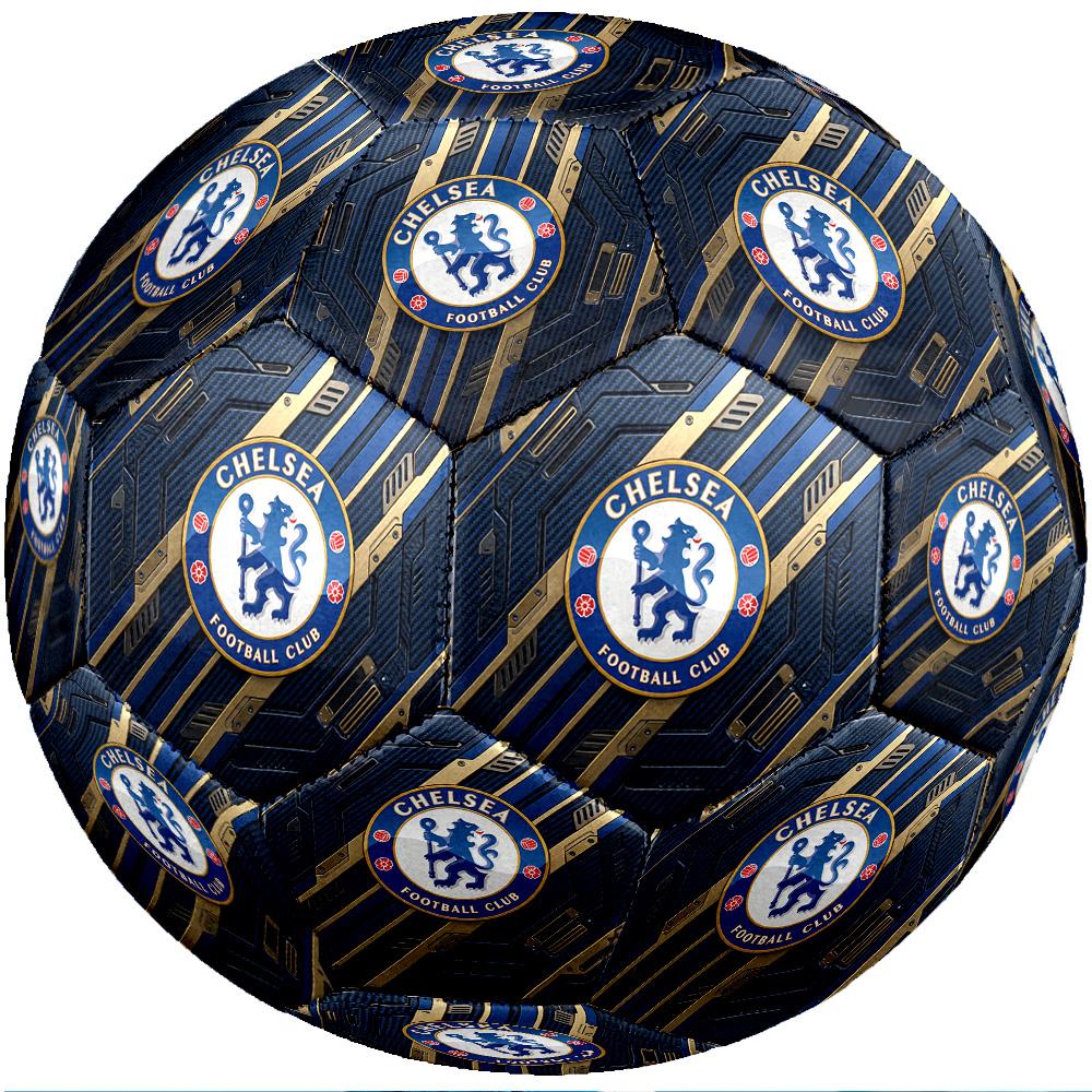 Chelsea FC Thema Fußball Ball Größe 5 Fußball Ball Weiche Haptik Professioneller Trainingsfußball für Outdoor-Sportarten