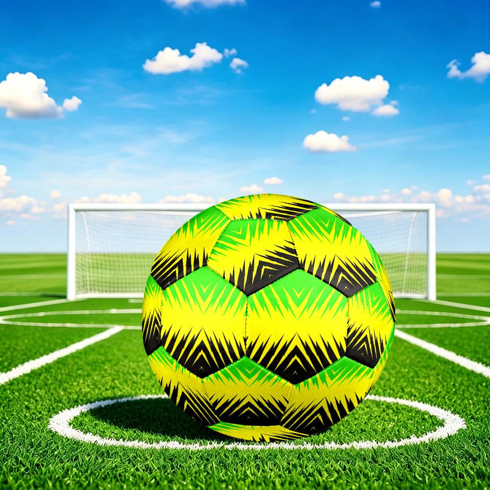 1pc Abstract Size 5 Soccer Ball Professional Match Training Football Indoor &Outdoor Sports Ball Lightweight Durable C6591