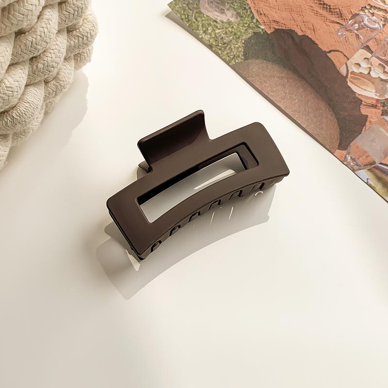 

Классические матовые квадратные заколки для волос женские простые однотонные заколки-крабы для затылка шпилька для волос аксессуары для волос для девочек