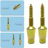 Door Hinges Security Pin  Carbon Steel Screws Security Door Hardware 10pcs  for Improved Safety & Long Lasting Durability