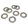 8PCS Trailer Hub Wheel Grease Seals 2.25in ID 3.376in OD Double Lip Grease Seals for Dexter Texcom RV Trailer