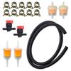 Carburetor Accessory Kit Featuring Fuel Line Filters Hose Clamps and Shutoff Valves for Improved Functionality