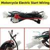 Motorcycle Machine Electric Start Wiring Harness For 50cc 70cc 90cc 110cc 125cc