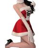 Sex Lingerie Christmas Dress Cute Plush Sexy Slim Uniform Set Red New Robe Sex Dress