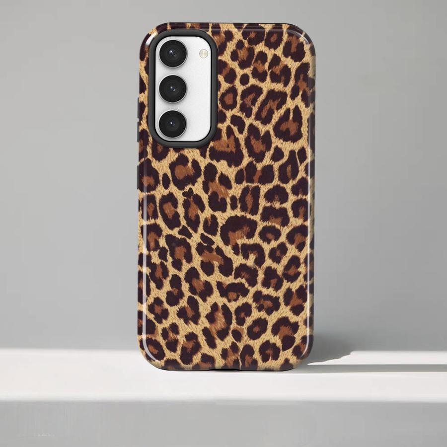 Soft Cover Capa Phone Case for Samsung Galaxy S25 A36 A16 S20 FE S23 S25Ultra S24 Ultra A26 A56 S23Ultra Fashion Leopard Print