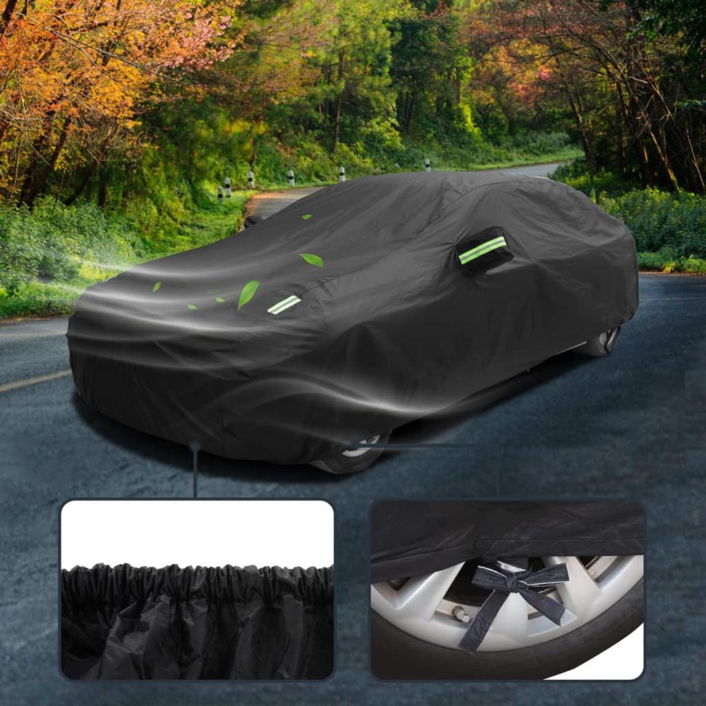 SjYsXm Car Body Cover Compatible with Mazda Roadster ND NC NB NA Convertible and Sun Protection Cover with Cotton Lining MX-5 1989-2025, Water, Wind,