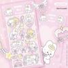Korean Cute Cartoon Rabbit & Bear Stickers - Korean Style Guka Diary DIY Decorative Decals