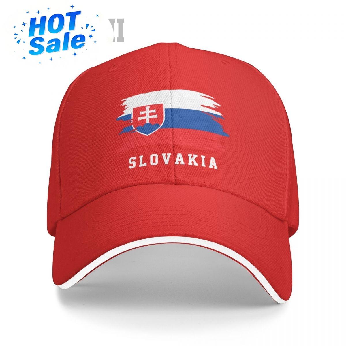 Sandwich Slovakia Flag Slovak Baseball Cap Men Women Hip Hop Caps Snapback Golf Hat Fishing One Size