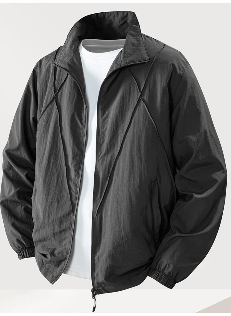 Men's Single-Layer Windbreaker Jacket