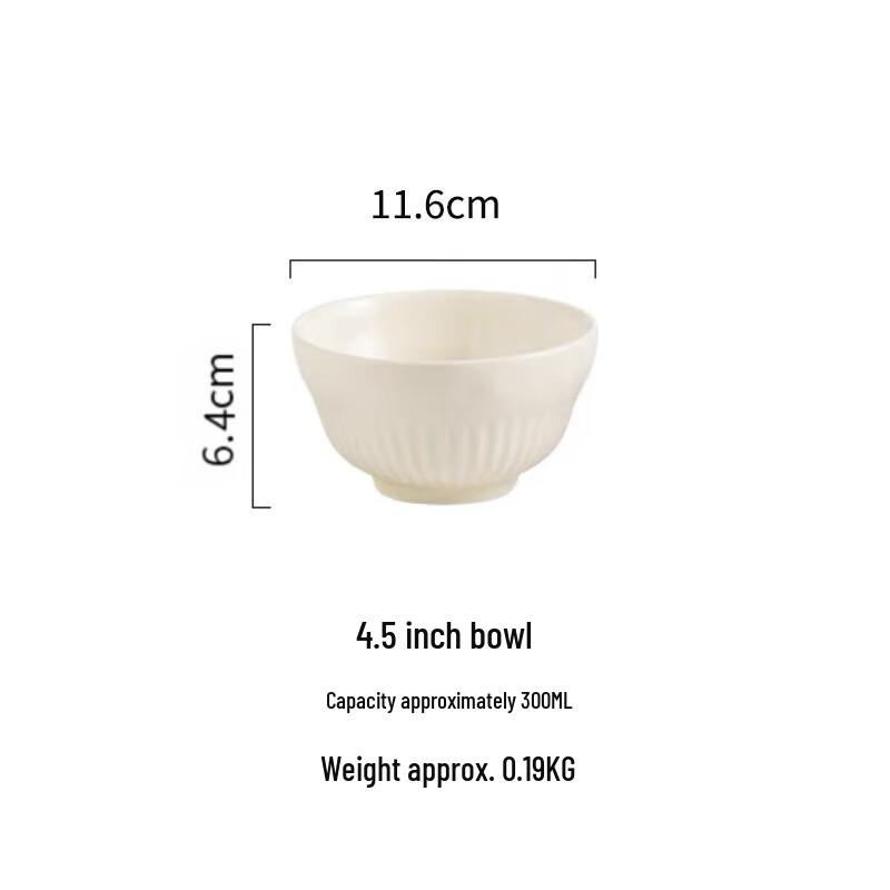 Ru Han Cream Style Ceramic Dinnerware