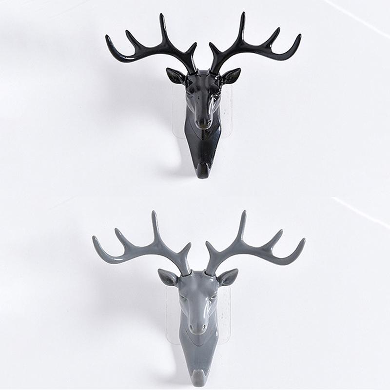 Wall Mounted Hooks Animal Head Rack Coat Caps Wall Hanger Horse Giraffe Elk Hooks Decor Accessories Personalized Hangers