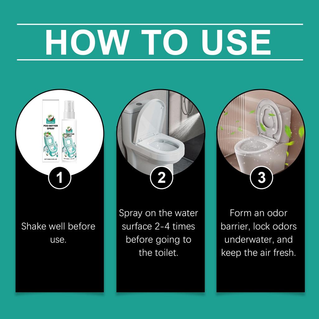 Toilet Cleaning Spray, Refreshing And Clean Toilet, Long-Lasting , Portable Care For Home And Hotel Toilets 100ml
