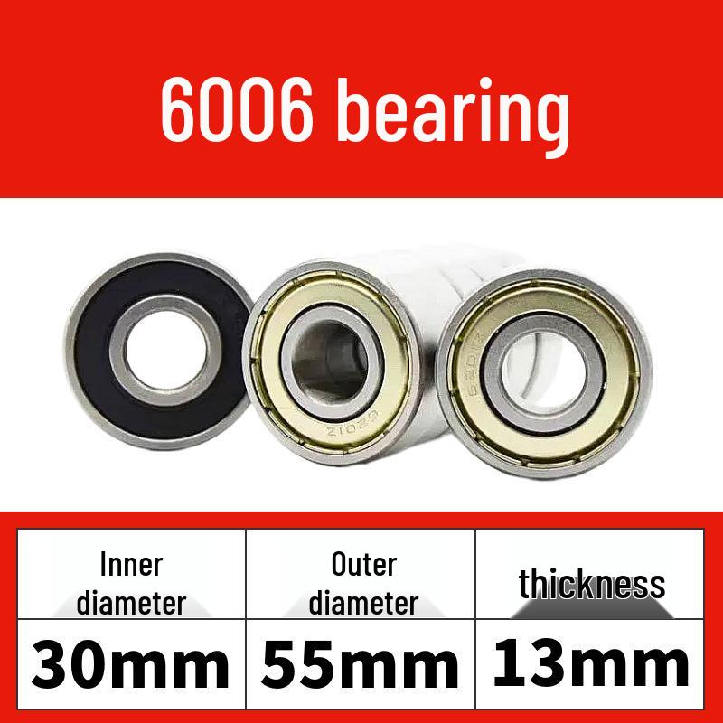 Luoyang Yüksek Kaliteli Dayanıklı Aşınmaya Dayanıklı Derin Kanallı Bilyalı Rulman 6200-6206 Serisi