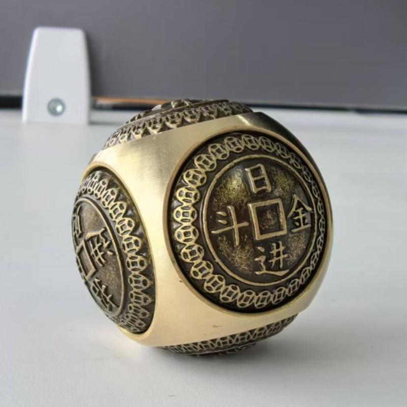 Six-Faced Anti-Stress Fidget Spinner Four Blessing Implies Auspiciousness Home Decor Gift For Party Birthday Stress Relief Toy