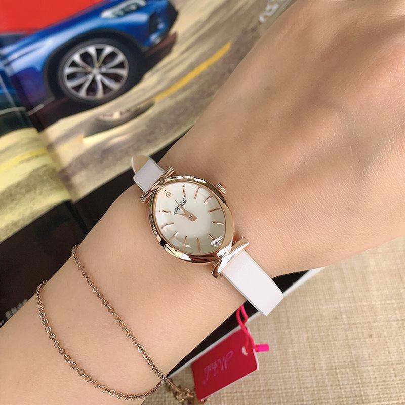 Small Dial Fashionable Retro Women'S Watch Fritillary Dial Simple Horse Eye Women'S Watch