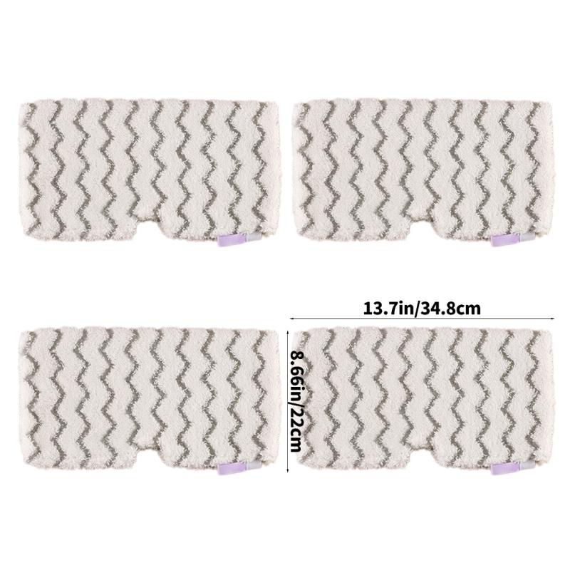 Reusable and Washable Replacement Mop Pad Offering Enhancing Absorption and Quick Dry Fabric Suitable for Steam Mops