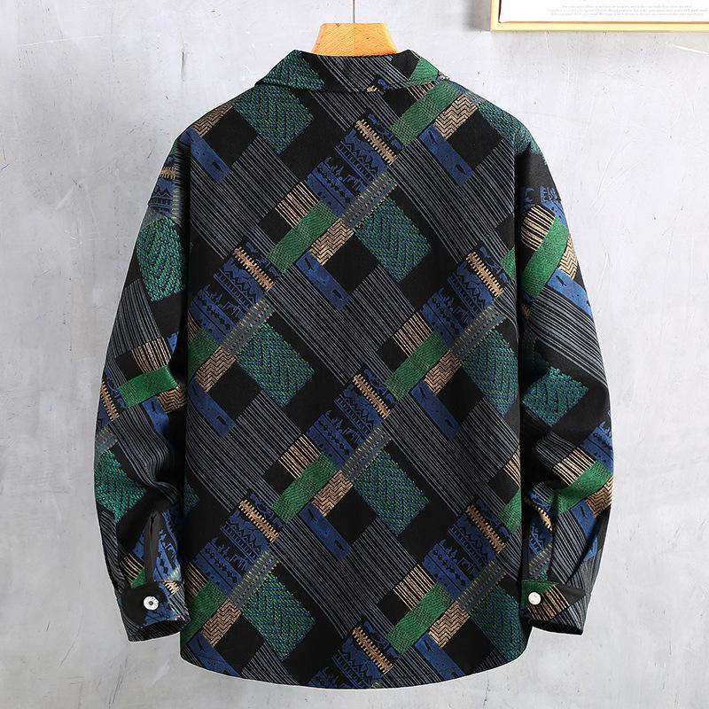 Men's Spring and Autumn Denim Jacket Plus Size Youth Loose Lapel Work Jacket Men 4XL-11XL