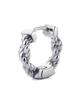 Lionheart LH-1 Rope Chain Hoop Earrings (Single) [Limited Edition] Surgical Stainless Steel (Hypoallergenic)