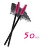 50pcs/Set Artificial Fiber One-Off Disposable Eyelash Brush Makeup Brush Best MakeUp Brush Beauty Cosmetic Tools
