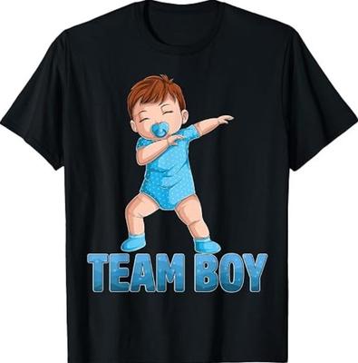 Gender Reveal Party Team Boy Baby Announcement T-Shirt