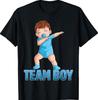 Gender Reveal Party Team Boy Baby Announcement T-Shirt