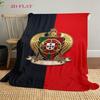 Royal Emblem Heritage blanket sofa blanket blanket Outdoor plush blanket Christmas gifts Nap Blanket