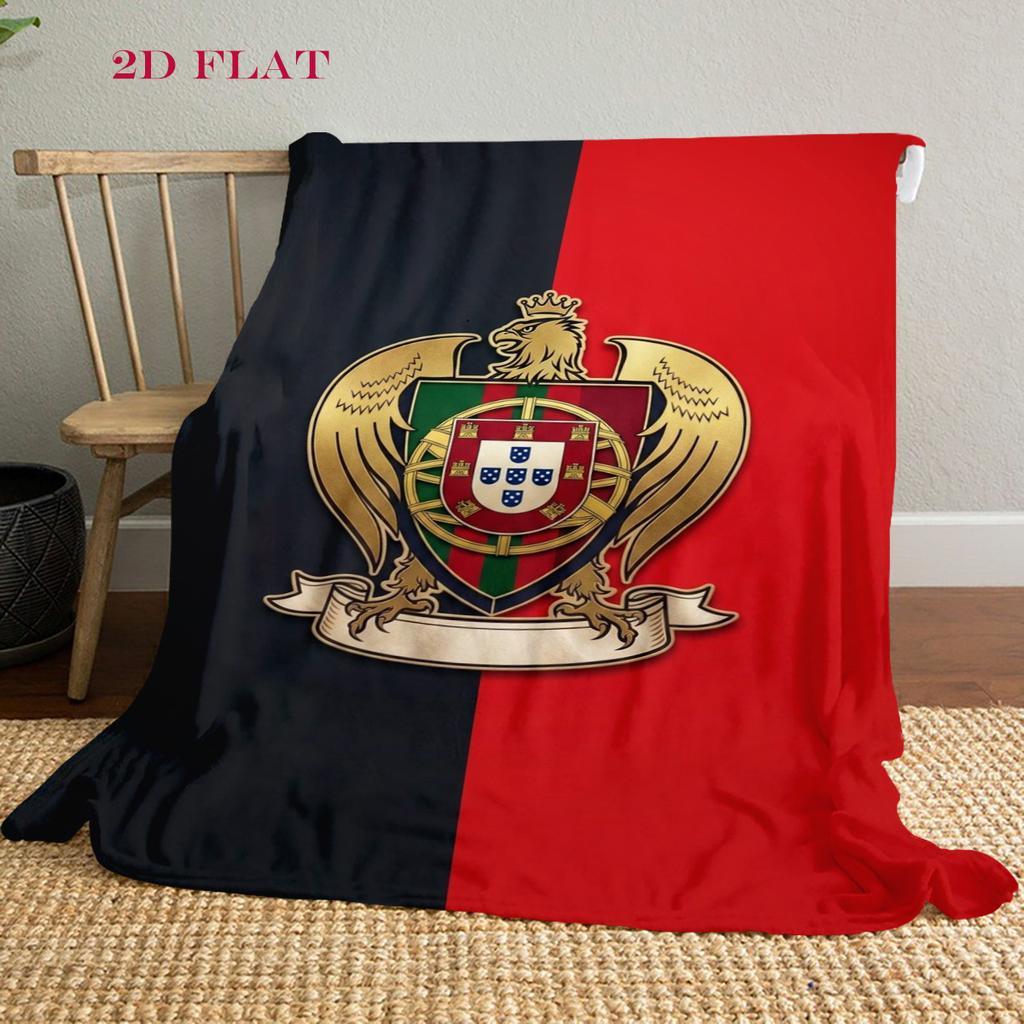 Royal Emblem Heritage blanket sofa blanket blanket Outdoor plush blanket Christmas gifts Nap Blanket