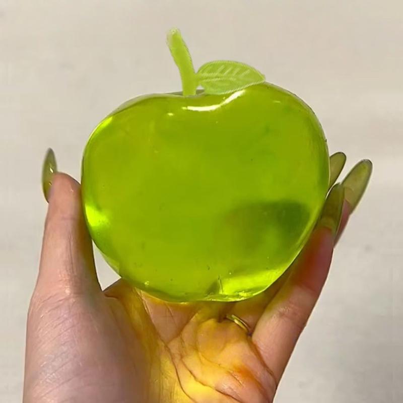Smooth Texture Slow Rebound Crystal Ball Ultra-Thin Soft Plasticity Squeeze Toy For Desk Relaxation & Office Gift