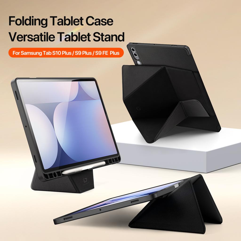 For Samsung Galaxy Tab S9+/Galaxy Tab S9 FE+/Galaxy Tab S10+ Tablet Case DUX DUCIS Vers Series Multi-function Folding Stand Leather Cover