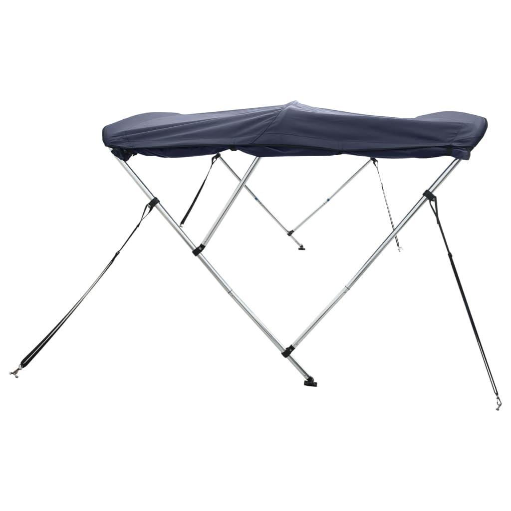 3 Bow Bimini Top with Side Panels 183 x (170 182) x 137 cm