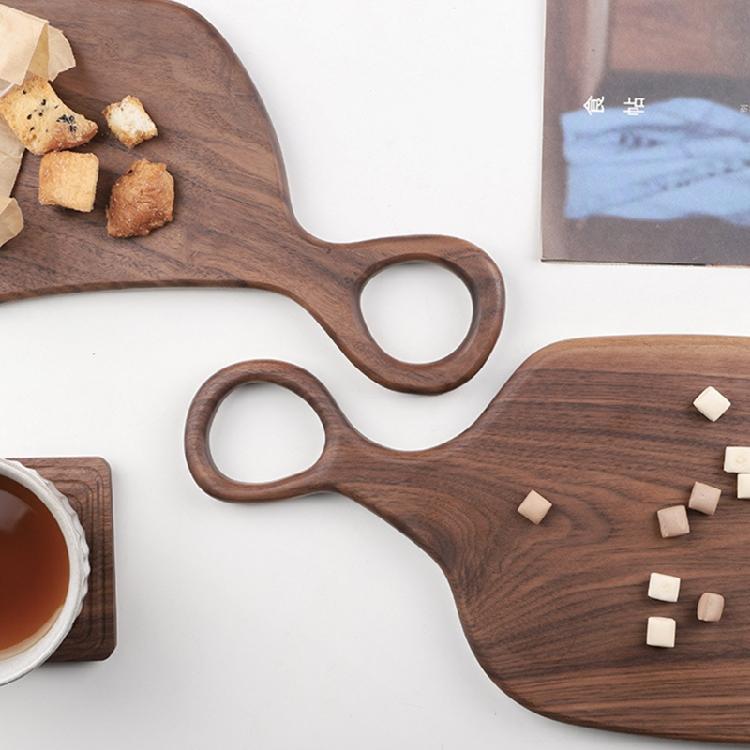 Wood Food Plate Wooden Pizza Sushi Bread Whole Wood Tray Cutting Board No Paint
