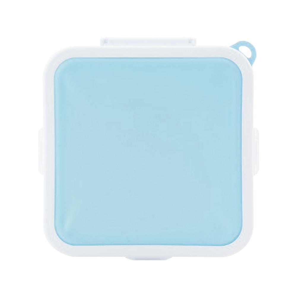 Портативная коробка для сэндвичей Bento Box Экологичный контейнер для еды для обеда Посуда для микроволновой печи Многоразовая силиконовая коробка для сэндвичей