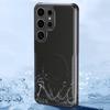 Carbon Fiber Texture Soft Magnetic Phone Case For Samsung S25 Ultra S24 Plus S23 TPU Hybrid Silicone Shockproof Slim Wireless Charge Cover