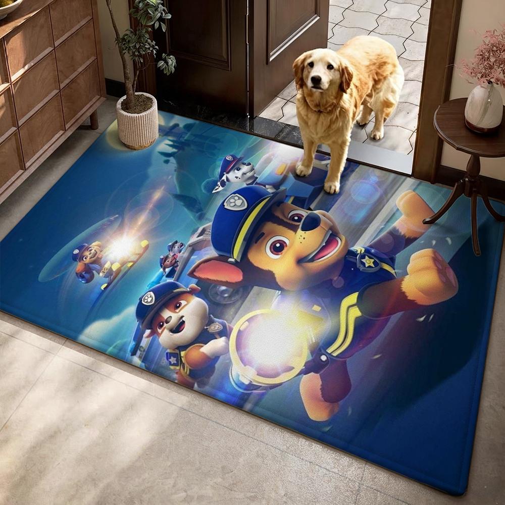Paw Patrol Pups' Happy Time Patterned Rug Durable Stainresistant Carpet For Hallway Balcony Study Home Party Decor Birthday Gift