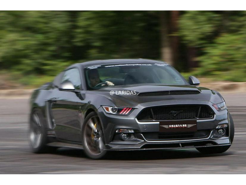 15-17 Ford Mustang Carbon Fiber Front Lip Body Kit