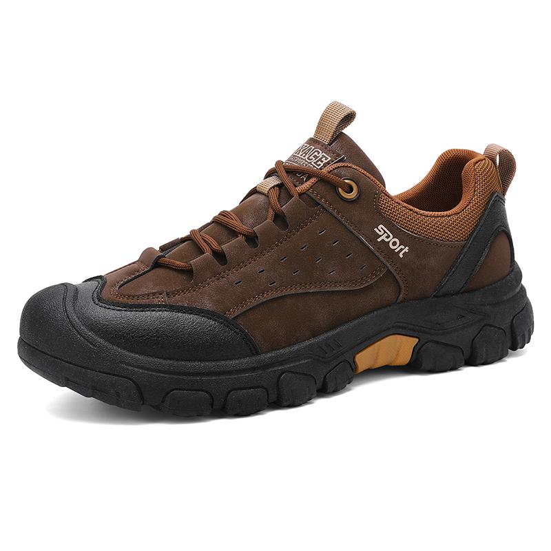Men Hiking Shoes Climbing Sneakers Outdoor Men Trekking Mountain Athletic Casual Sports Work Shoes Breathable Sole Maillard Styl