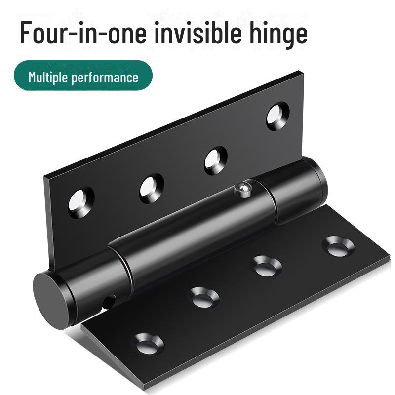 Invisible Spring Hinge: Automatic Rebound, Folding, Damping Door Closer for Silent Positioning On Hidden Wooden Doors.