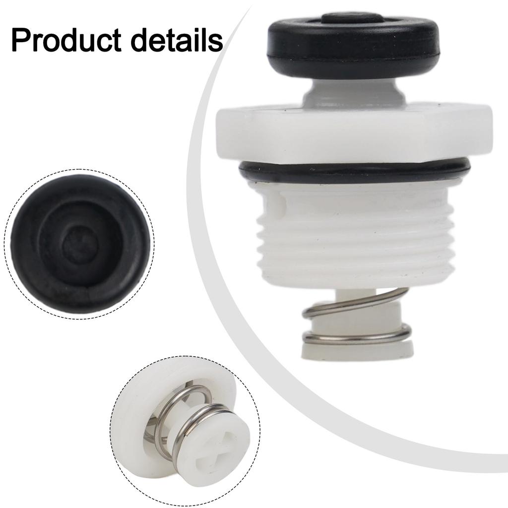 Automatic Shut Off Check Valve White Black Cleaning Equipment Accessory Reliable Performance High-Pressure Pumps