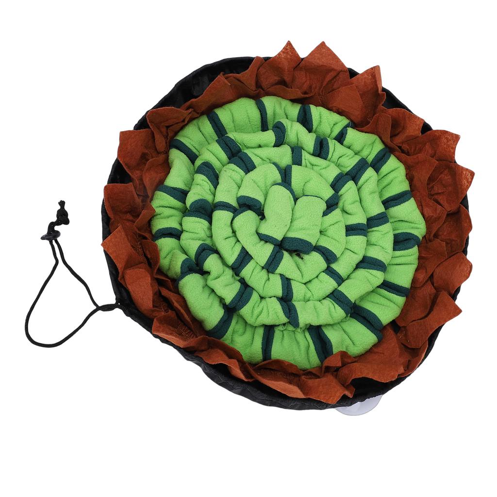 Pet Sniffing Mat Multifunctional Plush Easy Cleaning Pet Interactive Slow Feeding Snuffle Mat for Home