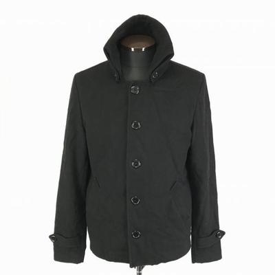 Gargoyle Trade Wind Stand Collar Short Wool Coat 1 S Men Black Pockets(USED)
