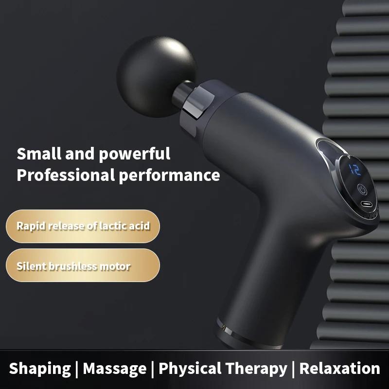 Fitness Relaxation Muscle Electric Intelligent Mini Massager Multi speed Variable speed Vibration Multi functional Fascia Gun