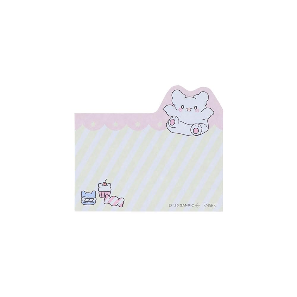 Stationery Hanamaru Obake Sanrio Characters Sticky S2849666 Sun-Star Notes, Die-Cut Blocks, Blue,
